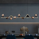 Axyaa Nordic Chandeliers: Dining Room Pendant Lights, Ceiling Hanging Lamps for Indoor Lighting