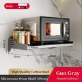 Axyaa Wall-Mounted Microwave & Spice Rack Set