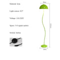 Axyaa Retro Cream Floor Lamp for Living Room Bedroom Study, Modern Minimalist LED Bud Vertical Lamp