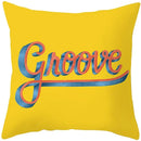 Axyaa Summer Ice Cream Cushion Cover - Yellow Fashion Home Decor