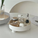 Axyaa Nordic White Ring Tray - Decorative Storage Tray for Tableware and Jewelry