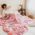 Axyaa Bamboo Fiber Summer Cool Quilt & Gauze Towel Set