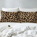 Axyaa Safari Cheetah Print Bedding Set - Leopard Comforter Cover Set