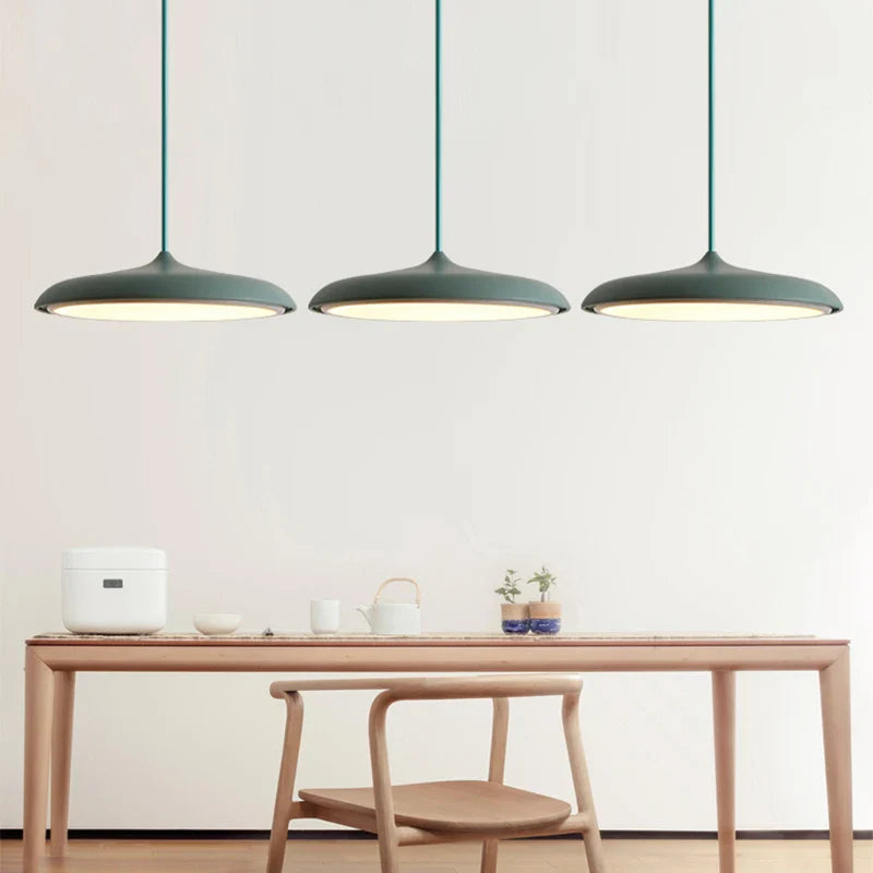 Axya Macaron LED Pendant Chandelier: Modern Home Decor Lighting for Restaurant, Kitchen, Shop & Hotel