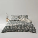 Luxury Egyptian Cotton Floral Duvet Cover Set by Axyaa - Queen King Double Ru Europe Size