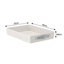 Axyaa Kitchen Cabinet Organizer Tray with Slide-Out Drawer and Handle