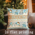Snowman Pattern Pillowcases for Sofa Bedroom Car by Axyaa