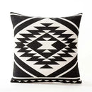 Axyaa Nordic Linen Sofa Cushions Cover Grey Bohemian Ethnic Throw Pillows Cover