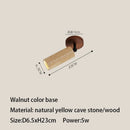 Axyaa LED Spotlight Wall Light for Bedroom Reading - Natural Stone Wall Sconce