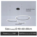 Axyaa Modern Living Room Chandelier LED Indoor Lighting Bedroom Decor