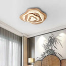 Axyaa Nordic Wood LED Ceiling Chandelier with Remote Control for Home Décor