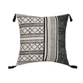 Axyaa Geometric Cotton Cushion Cover with Tassels - 30X50/45X45cm