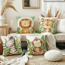 Axyaa Jungle Animal Pattern Printed Pillowcase for Home Decoration