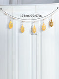 Ramadan Lantern & Eid Mubarak Banner by Axyaa - Muslim Rustic Decor