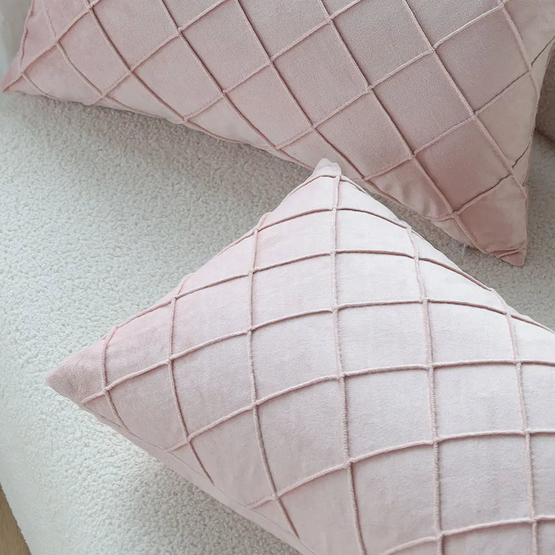 Axyaa Pink Home Sweet Cushion Cover 45x45 - Soft and Stylish Throw Pillow Cover