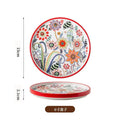 Axyaa Ceramic Vegetable Plate - Butterfly Love Flower Ins Style Anti-Scalding Dish