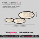 Axyaa Cloud LED Ceiling Lamp: Modern Nordic Design for Living Room, Bedroom, and Study