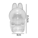 Axyaa Clear Plastic Hanging Storage Organizer for Dolls, Figures, and Collectibles