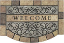 Axyaa Heavy Duty Outdoor Rubber Welcome Mat - Non-Slip