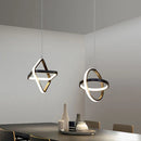 Axyaa Modern LED Pendant Lamp - White/Black for Home Decoration