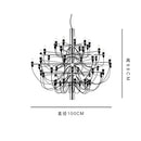 Axyaa Modern Italian Pendant Ceiling Chandelier for Kitchen Living Room