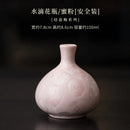 Axyaa Crystal Glaze Water Drop Vase Vintage Hydroponics Plant Pot Flowerpot