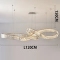 Axyaa Crystal Chandelier, Dining Room Pendant Light, Luxury Ceiling Lamp, Indoor Lighting