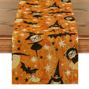 Axyaa Halloween Bat Witch Table Runner - Kitchen Party Decorations