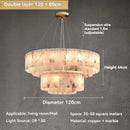 Axyaa Luxury Marble Brass Pendant Light - Nordic Gold Chandelier for Home and Office