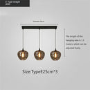 Axyaa Modern Glass Chandeliers for Dining Living Room Kitchen Office Coffee Hanging Lamp