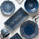 Axyaa Elegant Ceramic Steak Plates | European Style High-end Tableware