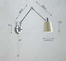 Axyaa Retro LED Rocker Wall Lamp for Bedroom, Study, and Living Room Lighting