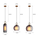 Axyaa Nordic Glass Ball Pendant Light for Luxury Home Decor
