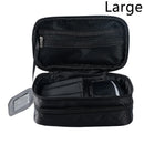 Axyaa Double-Layer Waterproof Cosmetic Bag for Travel & Storage