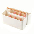 Axyaa Desktop Pen Holder Organizer for Office with Large Capacity Storage Basket