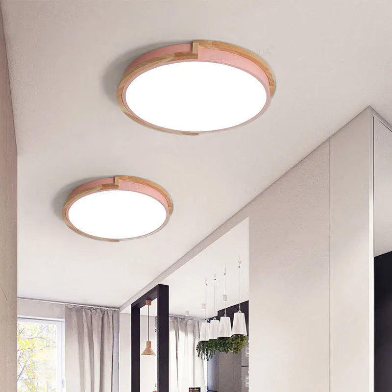 LED Macaron Chandelier for Bedroom Living Room, Modern Interior Lighting Fixture by Axya.