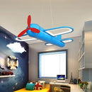 Axyaa Airplane Kids Room LED Pendant Light