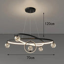 Axyaa Modern LED Pendant Chandelier for Dining Room Ceiling Lighting