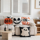 Halloween Pumpkin Embroidery Throw Pillowcase for Sofa Décor - Axyaa