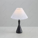Axyaa LED Pleated Lamp with Touch Control and Rechargeable USB.