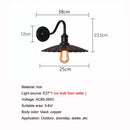 Axyaa Vintage Outdoor Wall Lights for Balcony Garden Bedroom