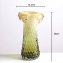 Axyaa Gradient Glass Vase & Fruit Plate Combo: Stylish Home Decor & Storage Solution