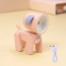 Axyaa Mini USB Rechargeable Cartoon Night Light - Bedroom Desktop Ornament & Ambient Light