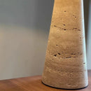 Axyaa Yellow Hole Stone Table Lamp Retro Designer LED Desk Lights