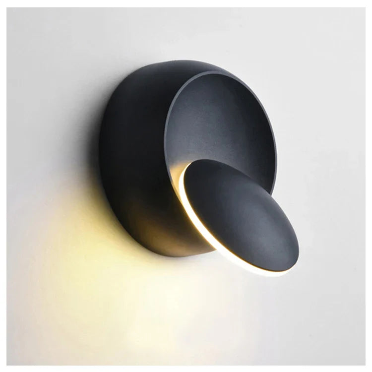 Axyaa Rotatable LED Wall Lamp for Living Room & Bedroom - Modern, 5W