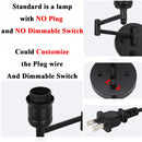 Axya Nordic Swing Sconce Light with Dimmable Switch