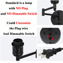Axyaa Nordic Swing Wall Lamp with Dimmable Switch