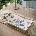 Axyaa Ceramic Retro Fruit Tray - Elegant Living Room Decor