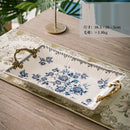 Axyaa Ceramic Retro Fruit Tray - Elegant Living Room Decor