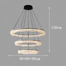 Axyaa Modern LED Pendant Light Chandeliers for Living and Dining Room